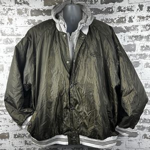 Vtg‎ Team Realtree Jacket Men’s 3XL Army Green Varsity Style Hoodie Layer